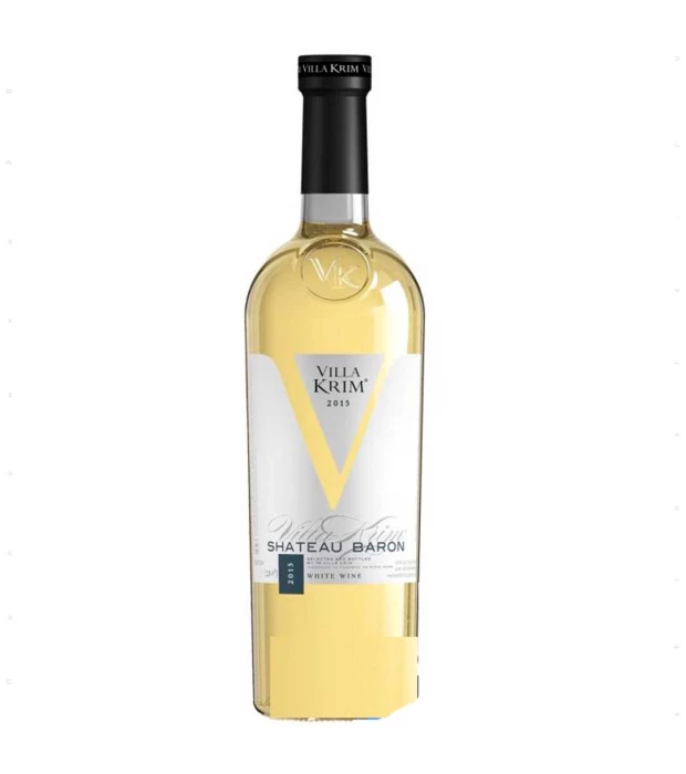 Вино Villa Krim Shateau Baron белое полусладкое 1,5л 10-13%