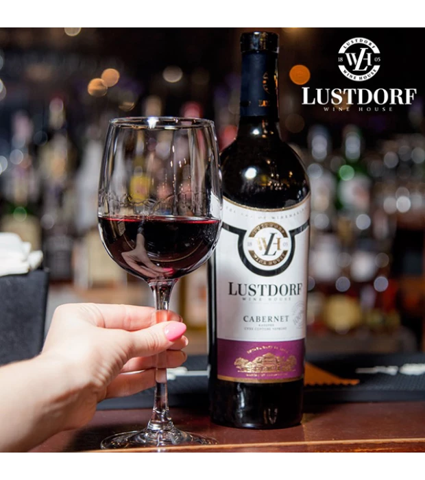 Вино Lustdorf Cabernet сортове червоне сухе 0,75л 9-14% в Україні