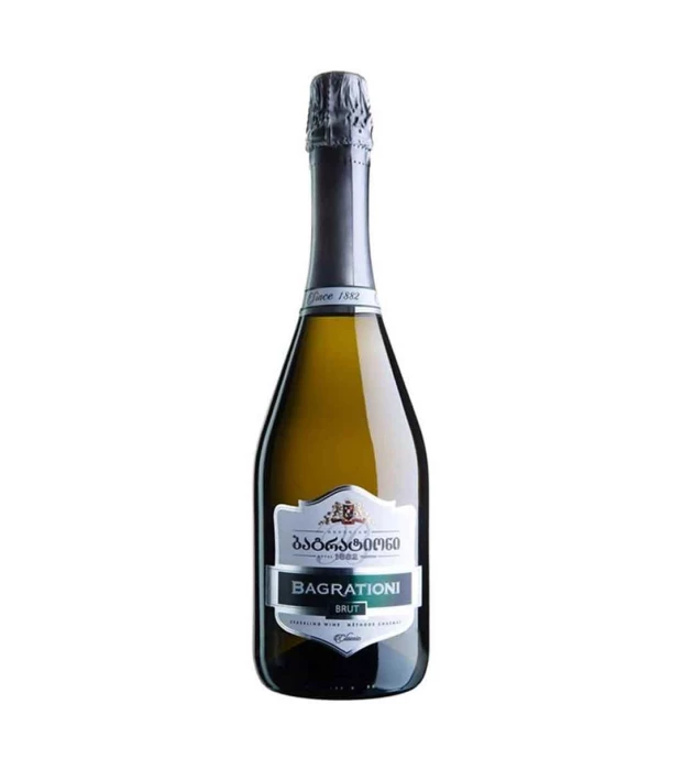 Вино игристое Bagrationi классическое белое брют 0,75л 12%