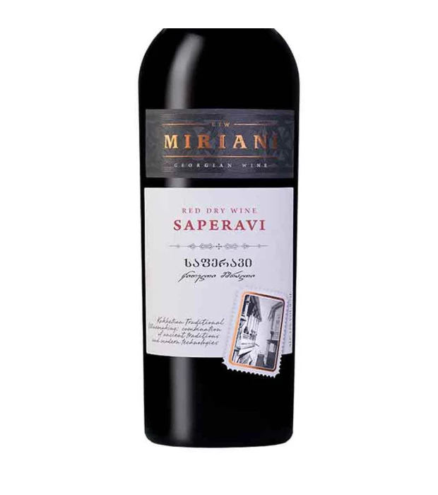 Вино Miriani Сапераві червоне сухе 0,75л 11-12% купити