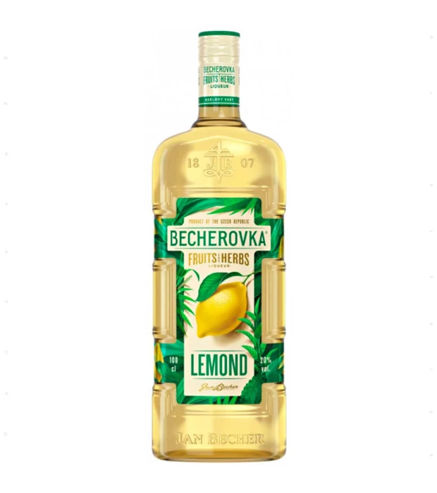 Лікерна настоянка на травах Becherovka Lemond 1л 20%