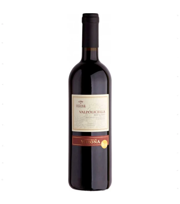 Вино Cantina di Verona Valpolicella Ripasso DOC красное сухое 0,75л 12%