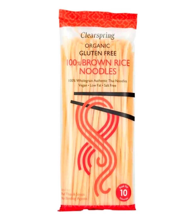 Лапша из коричневого риса органическая без глютена Clearspring 200 г