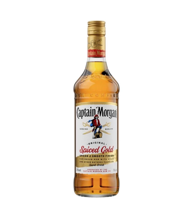 Ромовый напиток Captain Morgan Spiced Gold 1л 35%