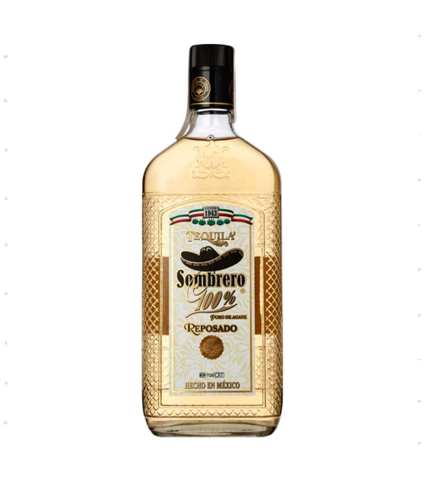 Текіла Sombrero Reposado Puro de Agave 1л 38%
