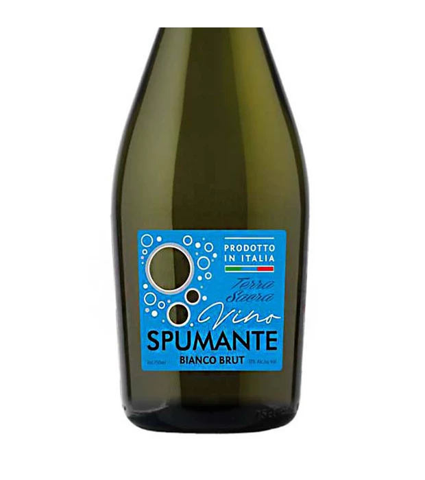 Вино ігристе Terra Sacra Spumante Brut біле сухе 0,75л 10,5% купити