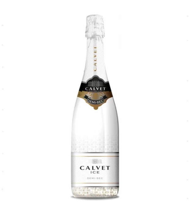 Вино игристое Calvet Ice Chardonnay белое полусухое 0,75л 11,5%
