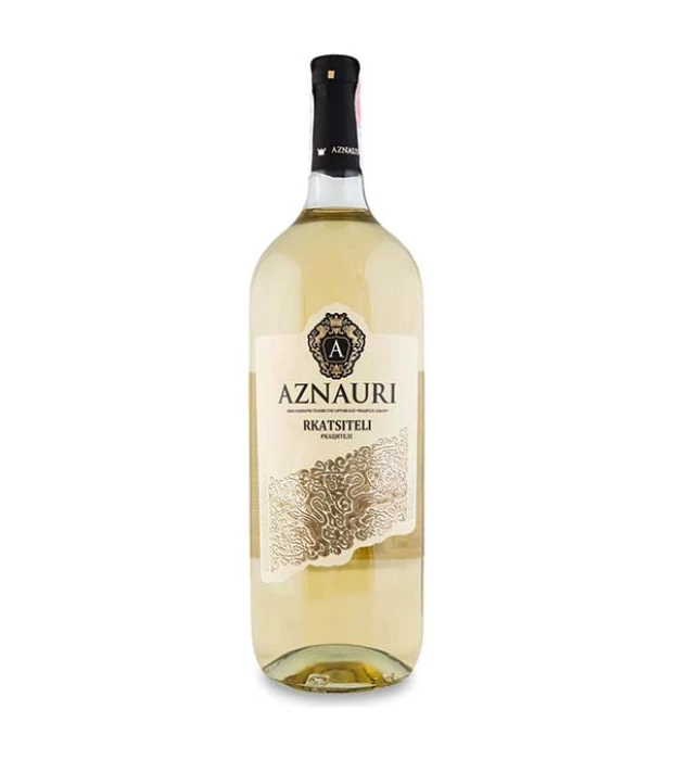 Вино Aznauri Rkatsiteli белое сухое 1,5л 9,5-14%