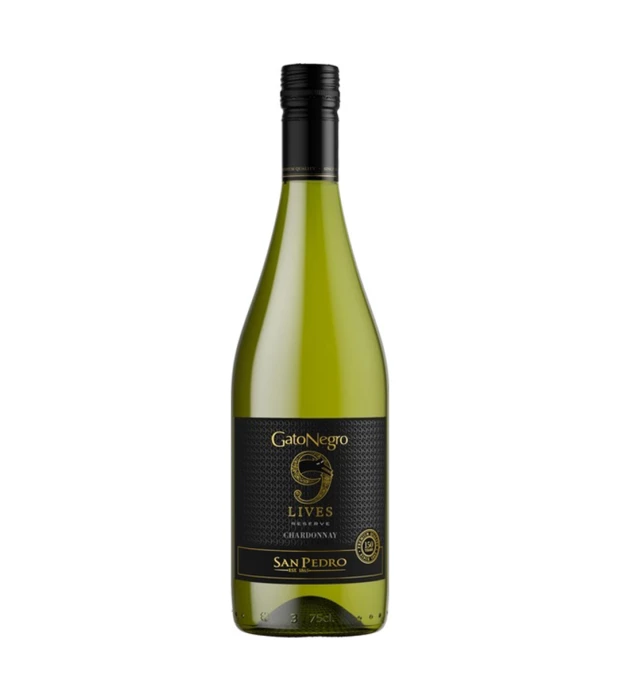 Вино Gato Negro 9 Lives Reserve Chardonnay біле сухе 0,75л 13,2%