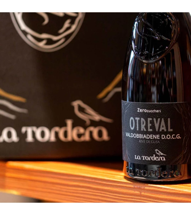 Вино игристое La Tordera Prosecco Rive Di Guia Valdobbiadene Superiore DOCG Otreval белое экстра брют 0,75л 12% купить