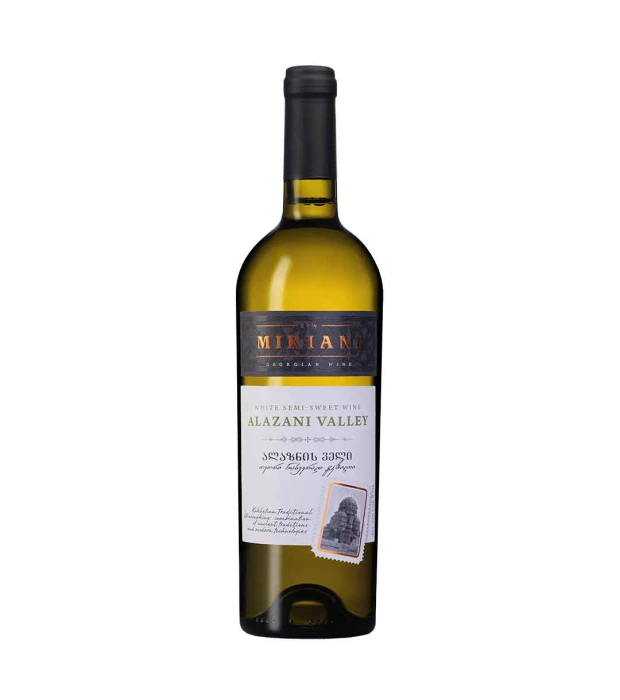 Вино Miriani Алазанська долина біле напівсолодке 0,75л 11-12%