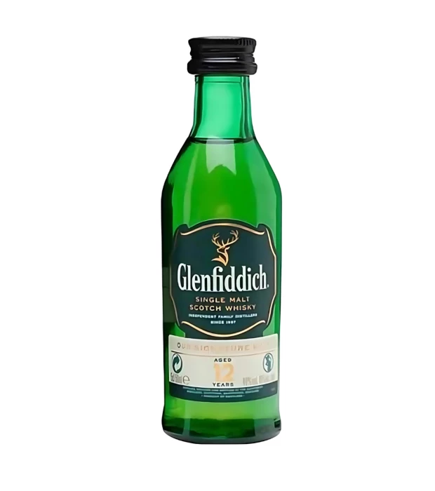 Віскі Glenfiddich 12 років витримки 0,05л 40%