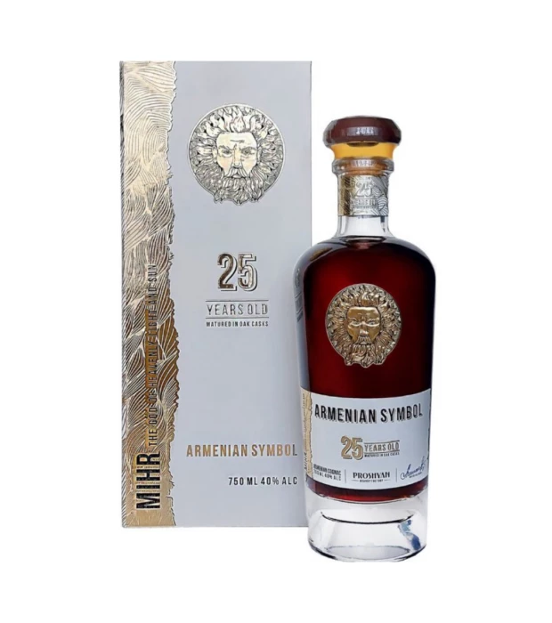 Бренді вірменський Armenian Symbol 25 років витримки 0,75л 40%