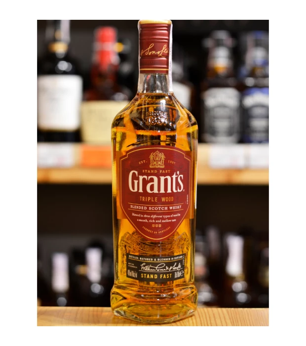 Виски бленд Grants Triple wood 1л 40% купить