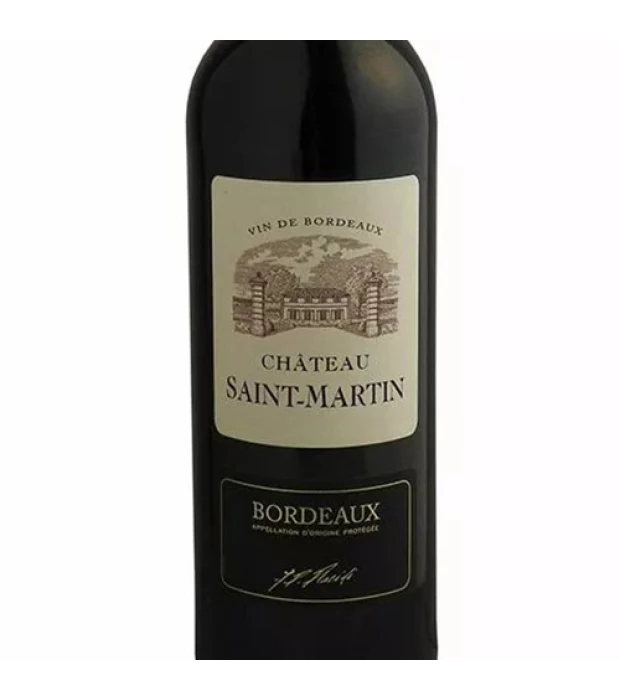Вино Chateau Saint-Martin червоне сухе 0,75л 12,5% купити