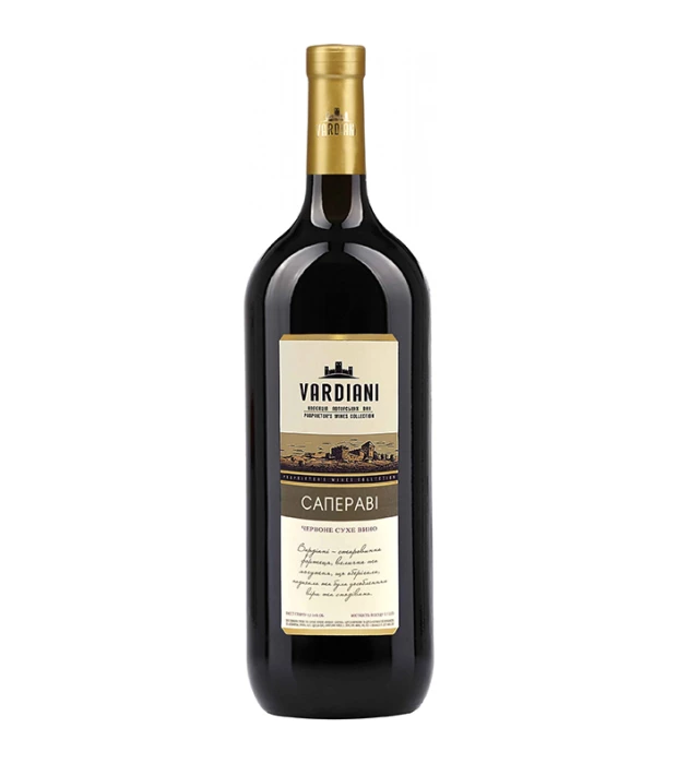 Вино Vardiani Saperavi червоне сухе 1,5л 9,5-14%