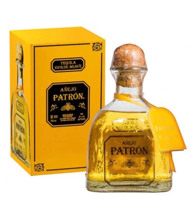 Текила Patron Anejo 0,75л 40% в подарочной коробке