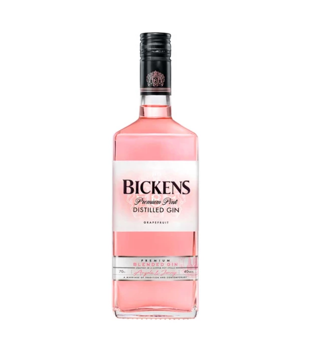 Джин BICKENS Premium Pink со вкусом грейфрукта 0,7л 37,5%