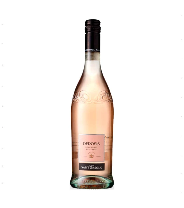 Вино напівгристе Sant'Orsola Pinot Grigio DOC Veneto Rose Frizzante рожеве сухе 0,75 л 11,5%
