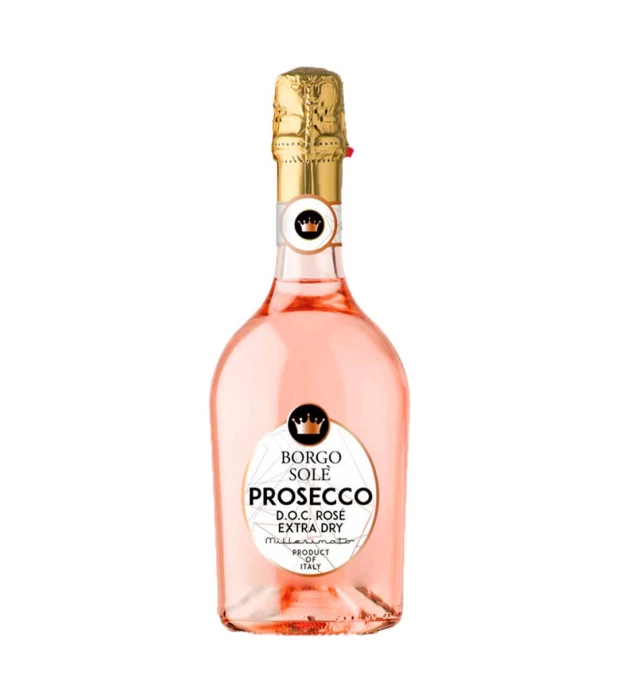 Вино Borgo Sole Prosecco DOC Extra Dry Rose 0,75 л 11%