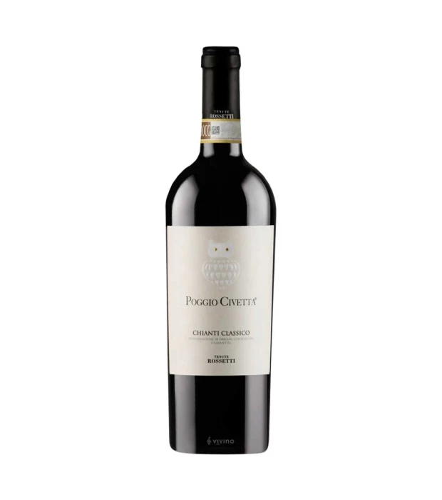 Вино Poggio Civetta Tenute Rossetti Chianti Classico красное сухое 0,75л 13%