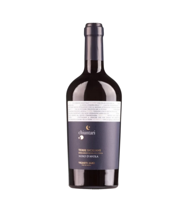 Вино красное сухое Vigneti Zabu Chiantari Nero d’Avola Sicilia 0,75л 13,5%