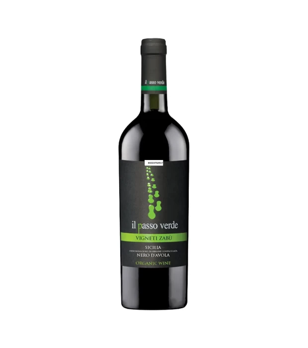 Вино красное сухое органическое Vigneti Zabu Il Passo Verde Nero d’Avola Sicilia 0,75л 13%