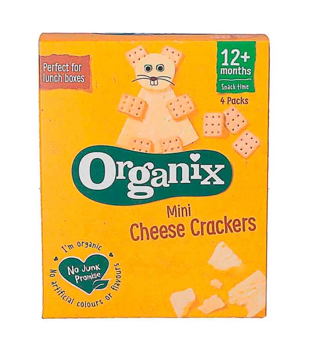 Крекери міні сирні органічні (з 12 місяців) Organix 20 г