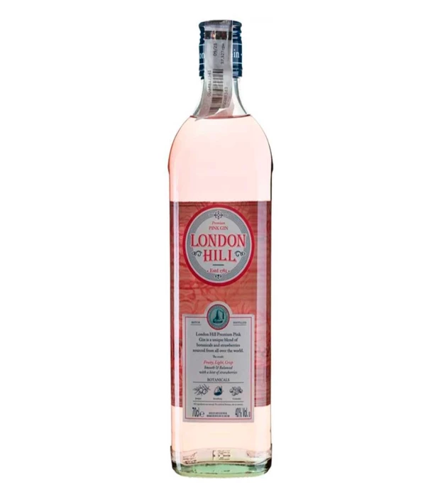 Джин London Hill Pink Gin 0,7л 37,5%