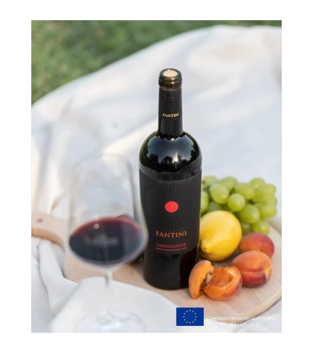 Вино Farnese Fantini Sangiovese Terre Di Chieti червоне сухе 0,75л 12,5% купити