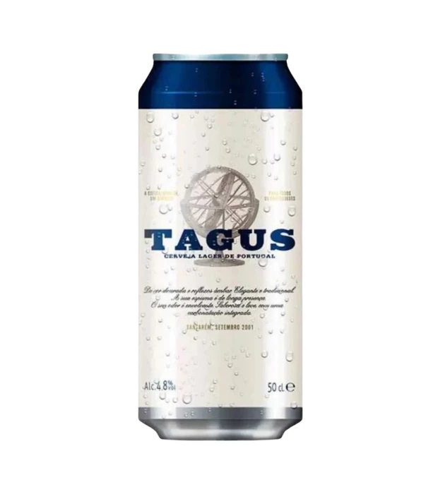 Пиво Tagus світле відфільтроване 0,5л 4,8%