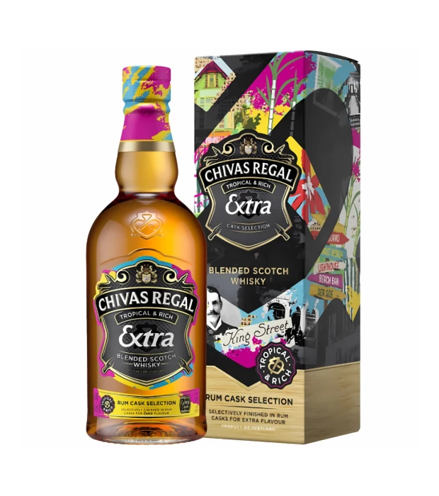 Виски Chivas Regal Extra Rum Cask 0,7 л 40% в коробке