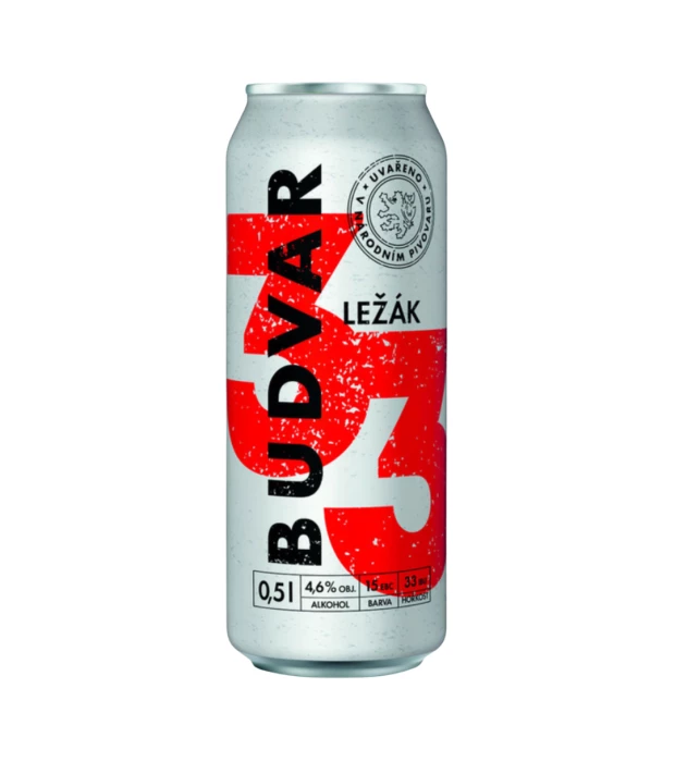 Пиво Budvar 33 світло фільтроване 0,5л 4,6%