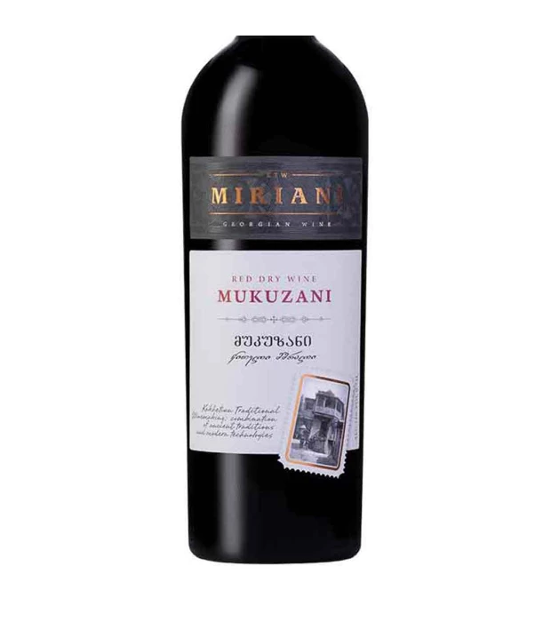 Вино Miriani Мукузани красное сухое 0,75л 11-12% купить