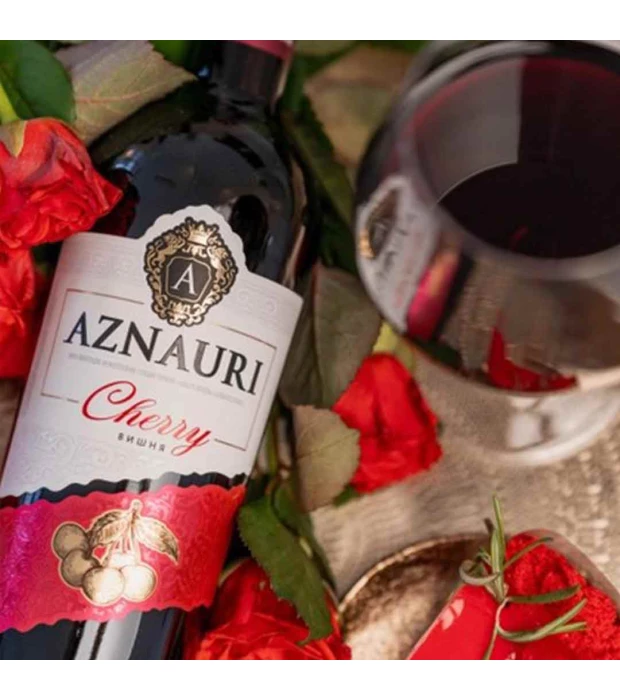 Вино Aznauri Вишня красное сладкое 0,75л 9-13% купить