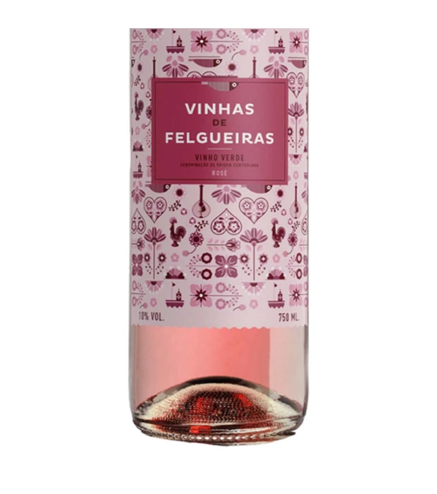 Вино TM Vinhas de Felgueiras Rose Vihno IGP Minho полусухое розовое 0,75л 10% купить