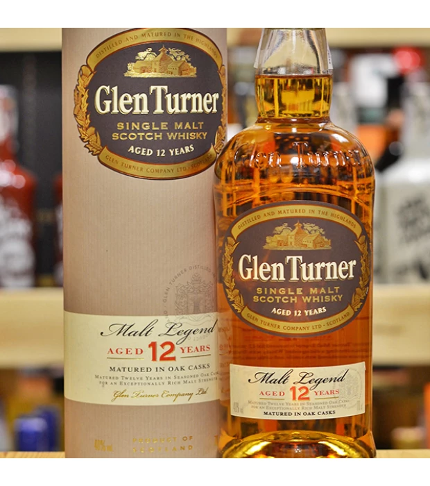 Виски Glen Turner 12 Y.O. 0,7 л 40% купить