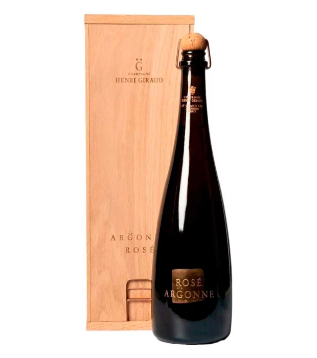 Шампанське рожеве брют Argonne Rosé Aÿ Grand Cru Henri Giraud (дерев'яна коробка) 0,75л 12%