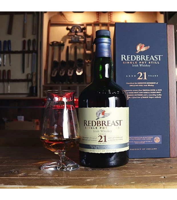 Виски Redbreast 21 год выдержки 0,7л 46% в подарочной упаковке купить
