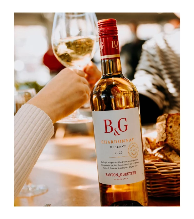 Вино Barton & Guestier Chardonnay Reserve белое сухое 0,75л 13% купить