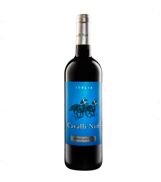 Вино Cavalli Neri Rosso Toscana IGT Merlot червоне сухе 0,75л 12,5%
