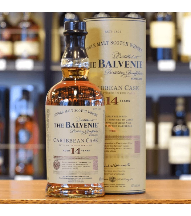 Виски односолодовый Balvenie Caribbean Cask 14 лет выдержки 0,7 л 43% купить