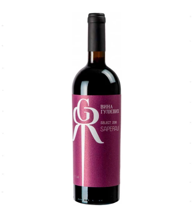 Вино Вина Гулієвих Select Saperavi сухе червоне 0,75л 13%