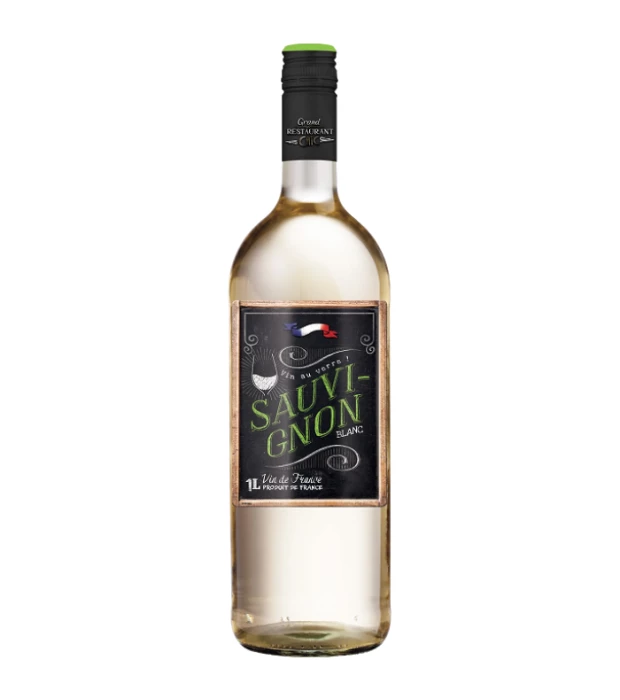 Вино Grand Restaurant Chic Sauvignon Blanc біле сухе 1л 11,5%