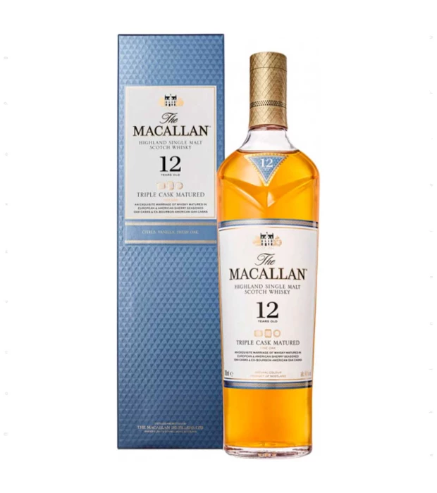 Виски The Macallan Triple Cask 12 лет выдержки 0,7л 40%