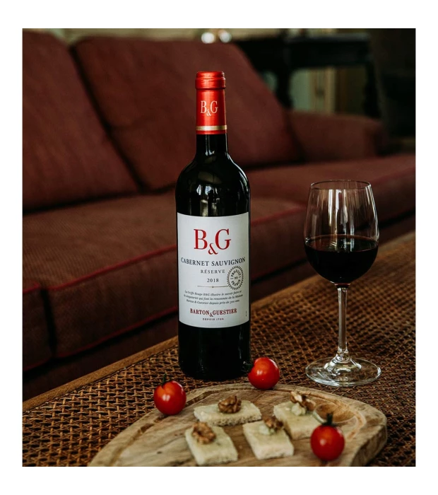 Вино Barton & Guestier Cabernet Sauvignon Reserve красное сухое 0,75л 13,5% купить