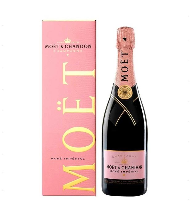 Шампанское Moet &amp; Chandon Rose Imperial сухое розовое 0,75л 12% подарочной упаковке