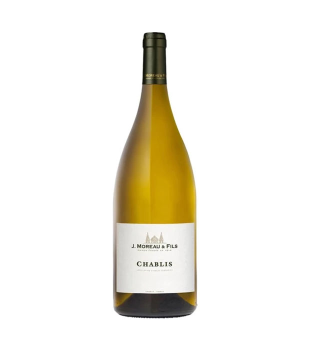 Вино J. Moreau et Fils Chablis белое сухое 0,75л 12,5%