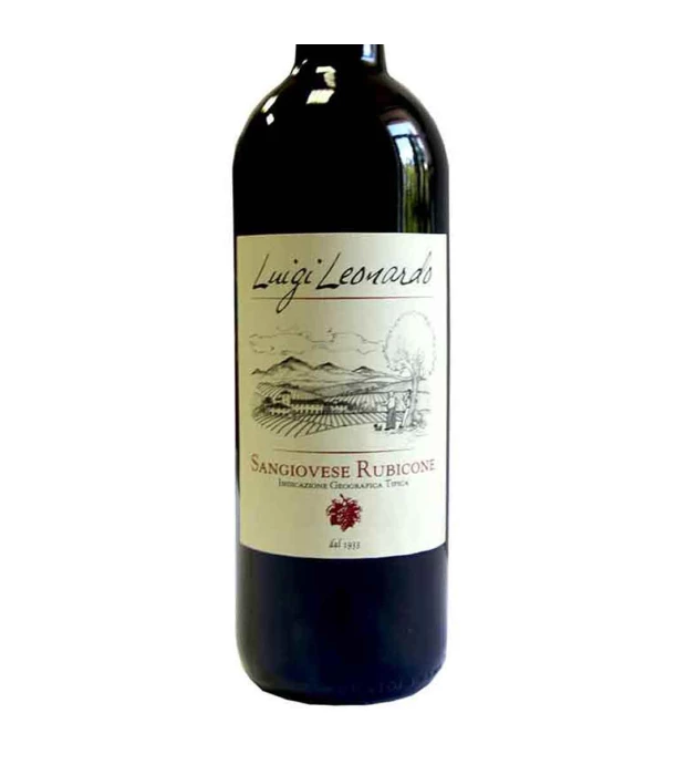 Вино Luigi Leonardo Sangiovese червоне сухе 0,75 л 12,5% купити