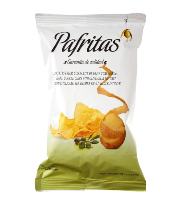 Чіпси картопляні з морською сіллю Pafritas 40 г
